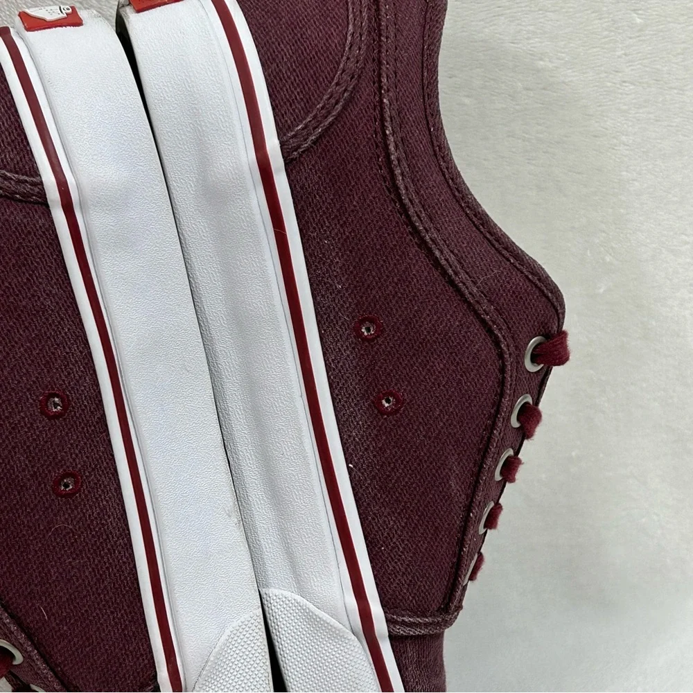 Vans Pro Ultracush Skateboard Maroon Low Top Sneakers Shoes Mens 6.5 Womens 8. - Picture 6 of 13